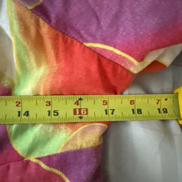 Farm Rio Puff Sleeve Dress Linen Viscose in Cashew Juice - Picture 6 of 7